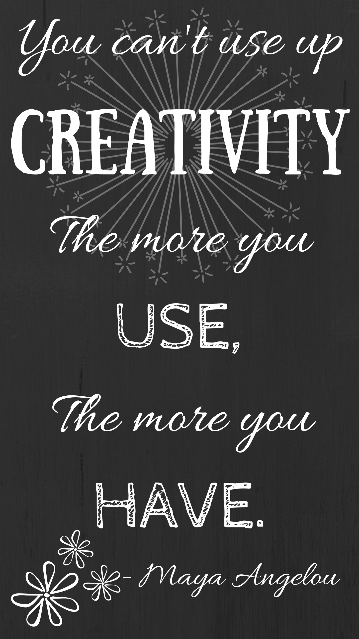 You Can't Use Up Creativity